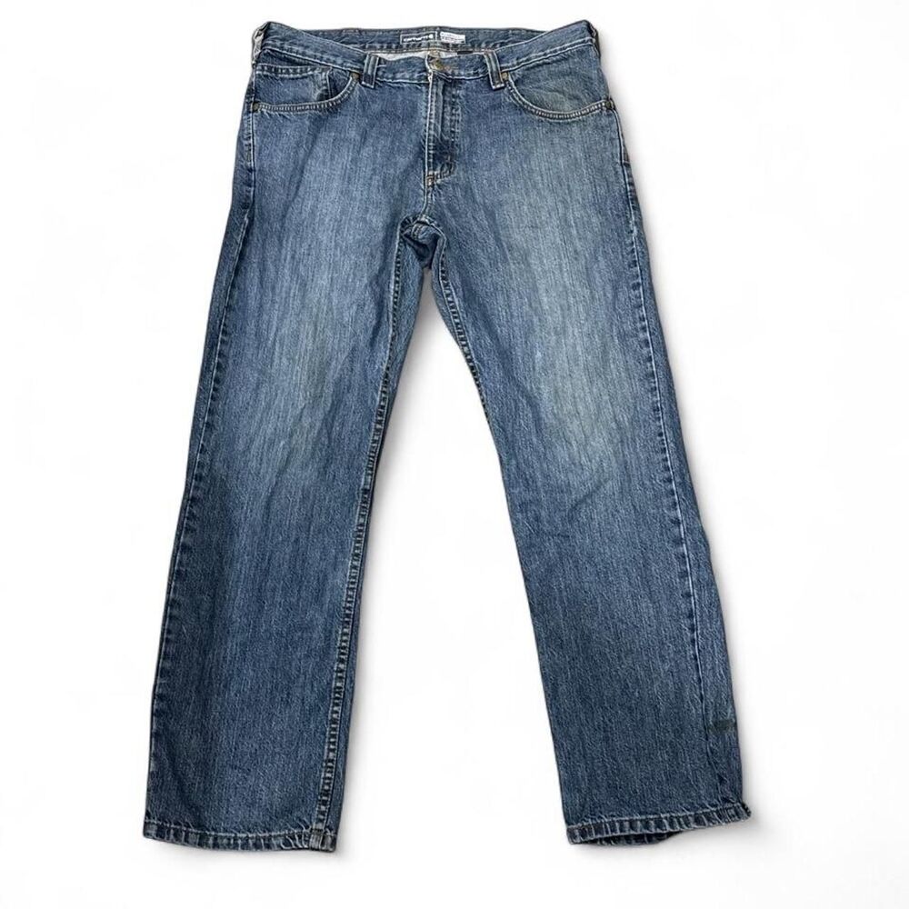 Carhartt blue denim jeans